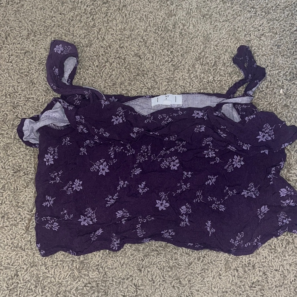 Purple tank top
